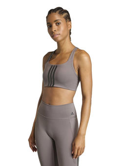 adidas - Optime Workout 3-Stripes Medium Support Bra