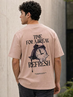 Nobero - Premium Pink Oversized T-Shirt