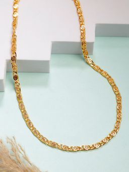 NVR - Mens Gold-Plated Minimal Chain