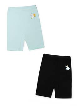 Superbottoms - Supersoft Cycling Shorts for Girls (Pack of 2)