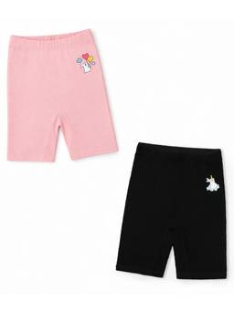 Superbottoms - Supersoft Cycling Shorts for Girls (Pack of 2)