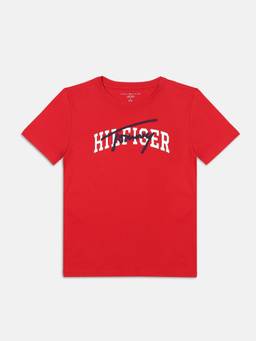 Tommy Hilfiger - Boys Red Graphic T-shirt