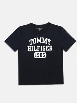 Tommy Hilfiger - Boys Navy Blue Graphic T-shirt