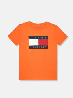 Tommy Hilfiger - Boys Orange Graphic T-shirt