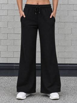 TeenTrums - Girls' Solid Bootcut Wide Leg Track Pant