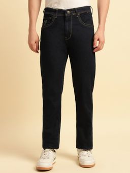 Cantabil - Men Casual Denim Navy Blue Jeans
