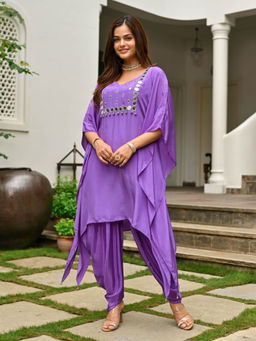 Urbanstree - Rutvi Kaftan with Dhoti (Set of 2)