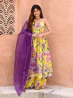 Urbanstree - Vasant Kurta with Palazzo and Dupatta (Set of 3)