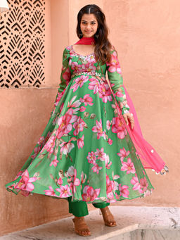 Urbanstree - Meet Kurta with Pant and Dupatta (Set of 3)