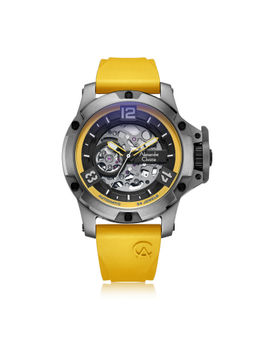 Alexandre Christie - 6295 MTR Automatic Watch For Men - Bumblebee Yellow