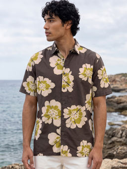 Bewakoof - Men Mole All Over Printed Oversized Shirt