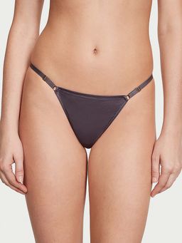 Victoria's Secret - Grey Very Sexy Hardware Adjustable V-String Panty