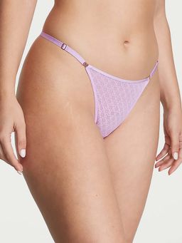 Victoria's Secret - Purple Very Sexy Icon By Victoria's Secret Icon Lace Adjustable Thong Panty
