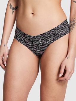 Victoria's Secret - Black No-Show Cheeky Panty (2XL)