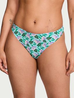 Victoria's Secret - Green Victoria's Secret Stretch Cotton High-Leg Scoop Thong Panty