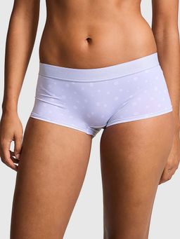 Victoria's Secret - Blue Logo Micro Boy Short Panty (M)