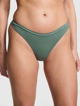 Victoria's Secret - Green Seamless High-Leg Thong Panty (XL)