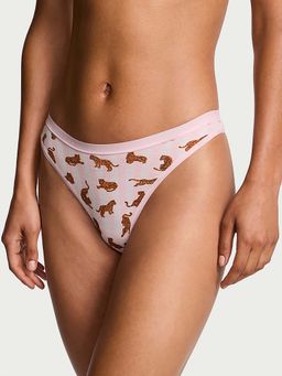 Victoria's Secret - Multi-Colour Victoria's Secret Stretch Cotton High-Leg Scoop Thong Panty