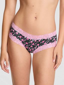 Victoria's Secret - Pink Wink Lace-Trim Cheeky Panty