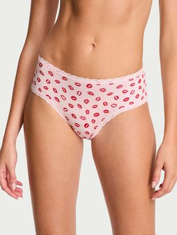 Victoria's Secret - Pink The Lacie Cotton Lace-Waist Cheeky Panty