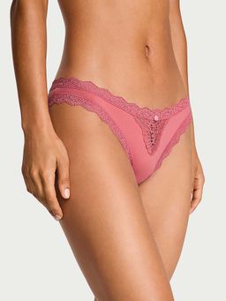 Victoria's Secret - Pink Dream Angels Lace-Trim Bikini Panty