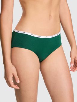 Victoria's Secret - Green Logo Cotton Hip Hugger Panty