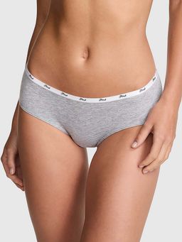 Victoria's Secret - Grey Logo Cotton Hip Hugger Panty