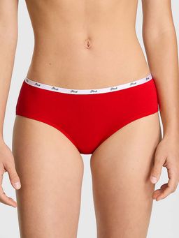 Victoria's Secret - Red Logo Cotton Hip Hugger Panty (XS)
