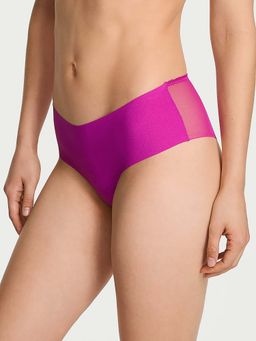 Victoria's Secret - Magenta No-Show Sheer Logo Cheeky Panty