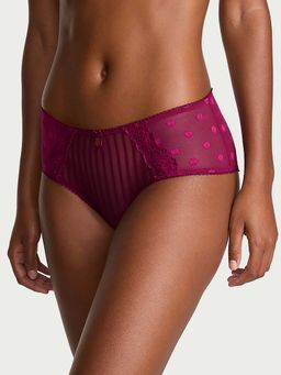 Victoria's Secret - Pink Lacie Sheer Heritage Cheeky Panty
