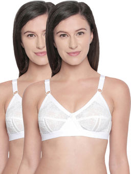 Bodycare - Perfect Coverage Bra In White Color (Pack of 2)