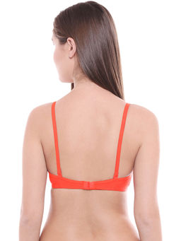 Bodycare - Lightly Padded T-Shirt Bra In Coral-Dark Purple Color (Pack of 2)
