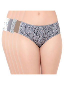 Juliet - Women Cotton Lycra Hipster Panties (Pack of 5)
