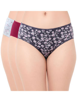 Juliet - Women Cotton Lycra Hipster Panties (Pack of 3)