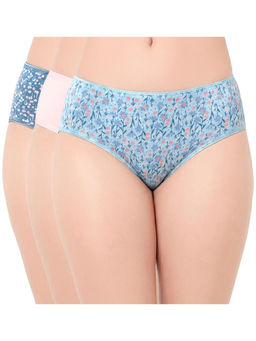 Juliet - Women Cotton Lycra Hipster Panties (Pack of 3)