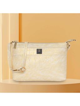 ESBEDA - White Printed Pu Slingbag