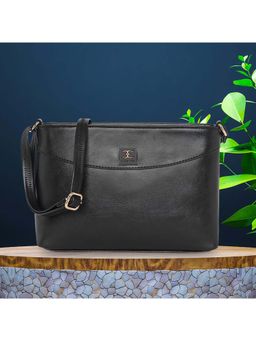 ESBEDA - Black Solid Pu Slingbag
