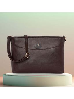 ESBEDA - Brown Solid Pu Slingbag