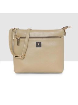 ESBEDA - Beige Solid Pu Slingbag