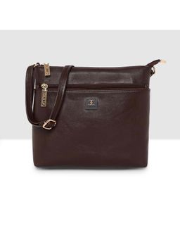 ESBEDA - Brown Solid Pu Slingbag