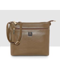 ESBEDA - Tan Solid Pu Slingbag