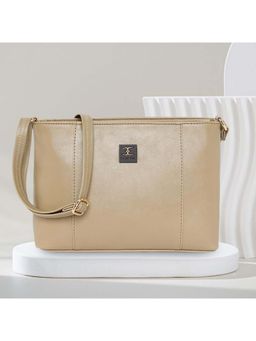 ESBEDA - Beige Solid Pu Slingbag