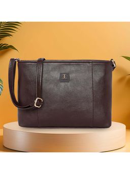 ESBEDA - Brown Solid Pu Slingbag