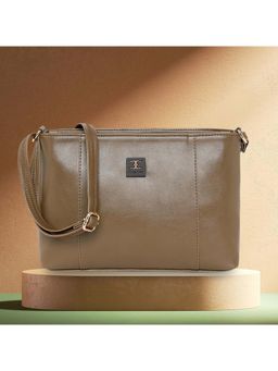 ESBEDA - Tan Solid Pu Slingbag