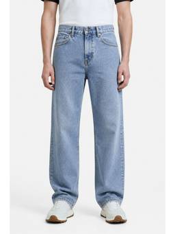 Snitch - Light Blue Washed Relaxed Casual Jeans for Men