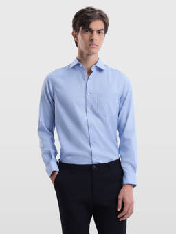 Arrow - Men's Manhattan Slim Fit Textured Shirt