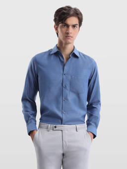 Arrow - Men's Liberty Classic Regular Fit Textured Shirt