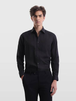 Arrow - Men's Manhattan Slim Fit Vertical Striped Shirt