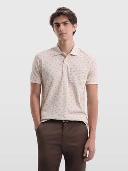 Arrow Sports - Men's Printed Regular Fit Polo T-Shirt