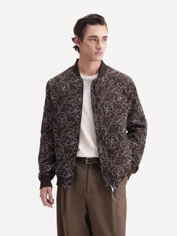Rare Rabbit - Keno Men Dark Brown Jacket